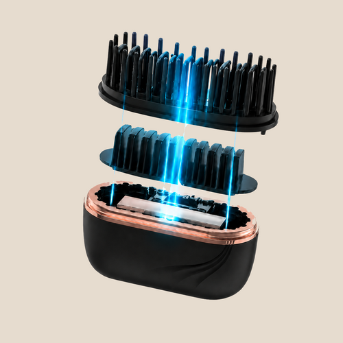 Mini alisador de cabello inalámbrico